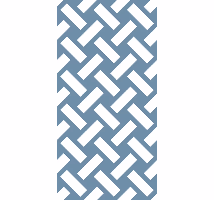 Pattern roller blind with interweaving linear design - TenStickers