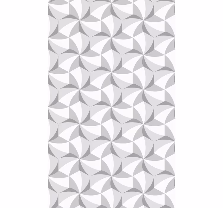 Geometric grey theme modern blind - TenStickers