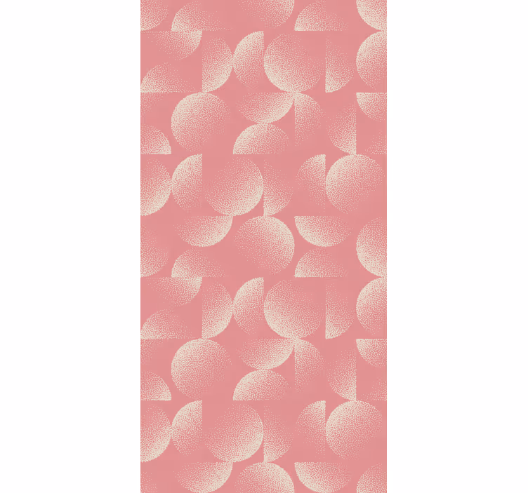 Round Patterns Design pattern roller blind - TenStickers