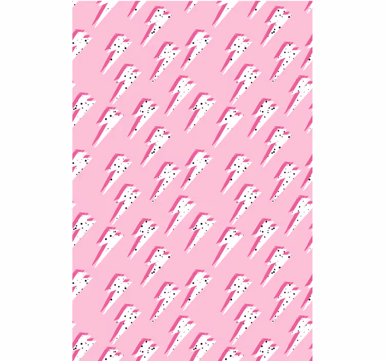 White rays on pink background blind teens - TenStickers
