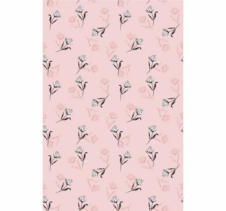 Gentle Blossom Motif blind flowers and plants - TenStickers