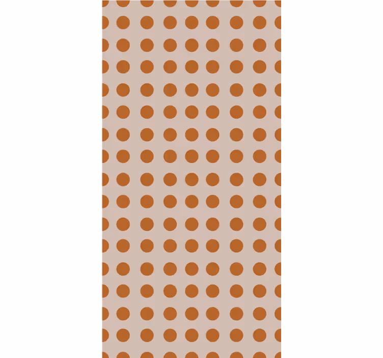Brown polka dots modern blind - TenStickers
