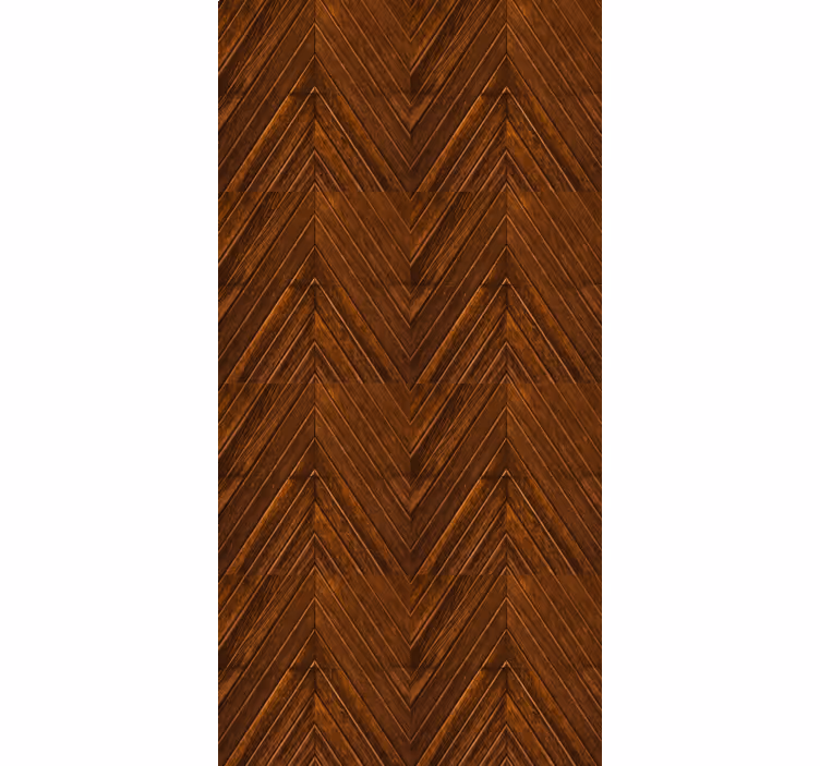 Chevron Wood Pattern rustic blind - TenStickers