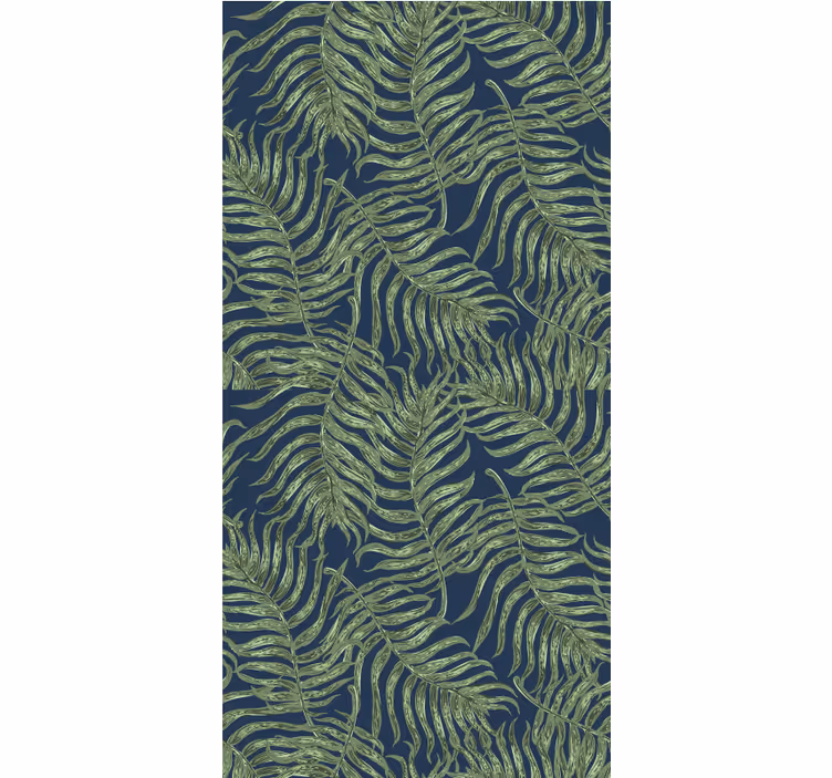 Lush Fern Pattern blind flowers and plants - TenStickers