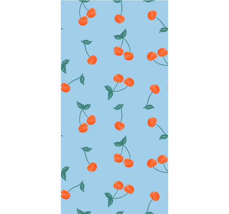 Cherry Sprigs Pattern blind fruit and vegetables - TenStickers