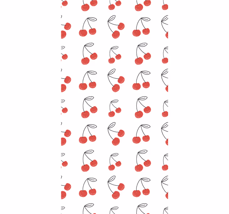 Blind fruit and vegetables cherry fruit design - TenStickers