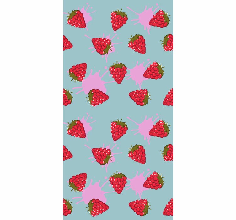 Strawberry splashes blind fruit and vegetables - TenStickers