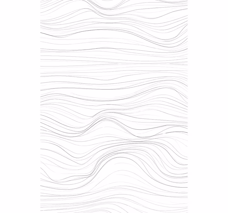 Waves curtain Elegant blind - TenStickers