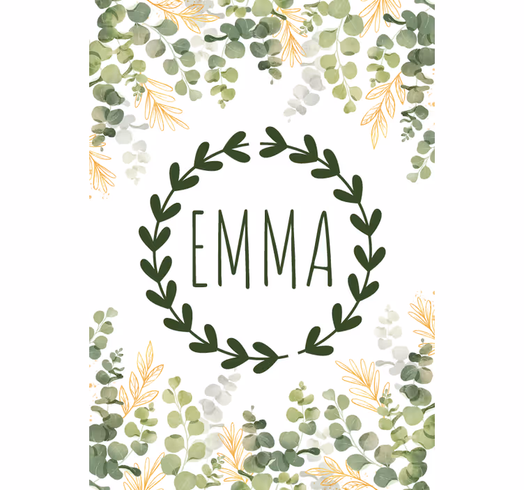 custom laurel wreath Childrens blind - TenStickers