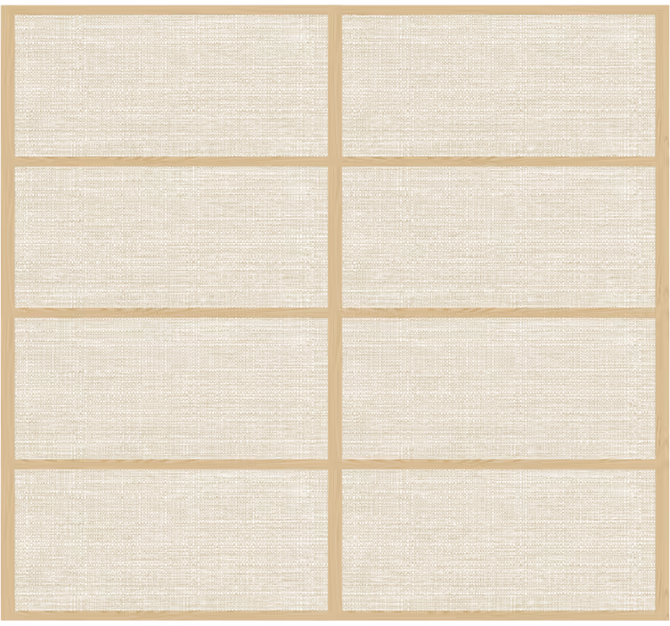Japanese panel structure Texture and pattern blind - TenStickers