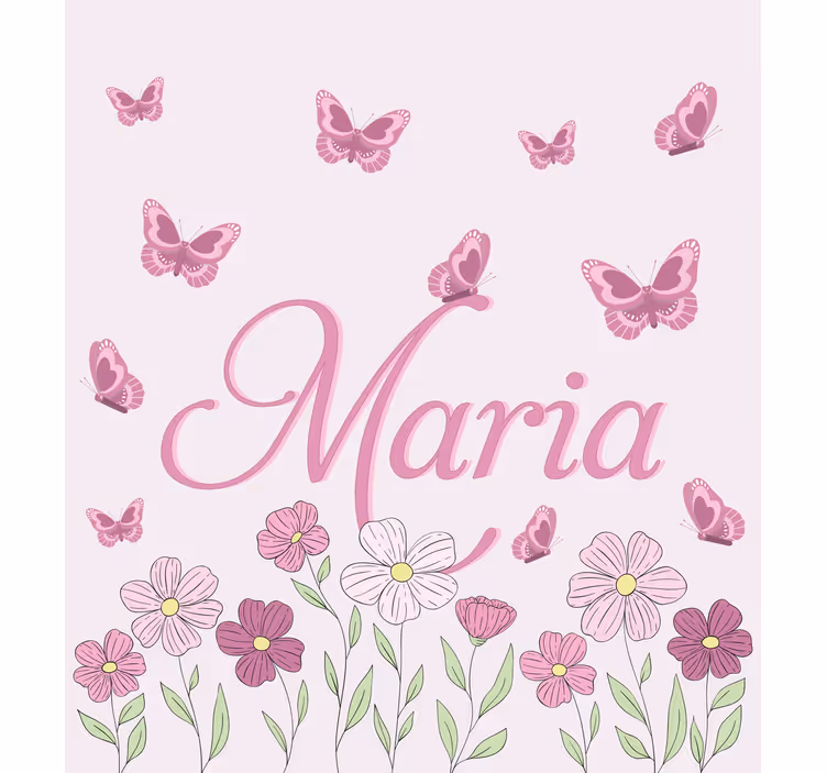 Flowers and butterflies Custom printed window shade - TenStickers