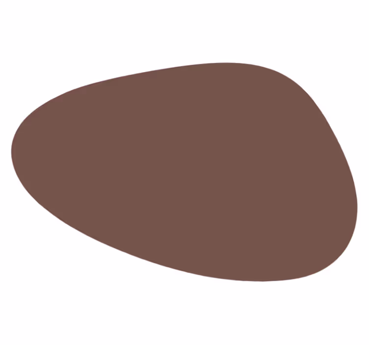 irregular modern silhouette Placemats - TenStickers