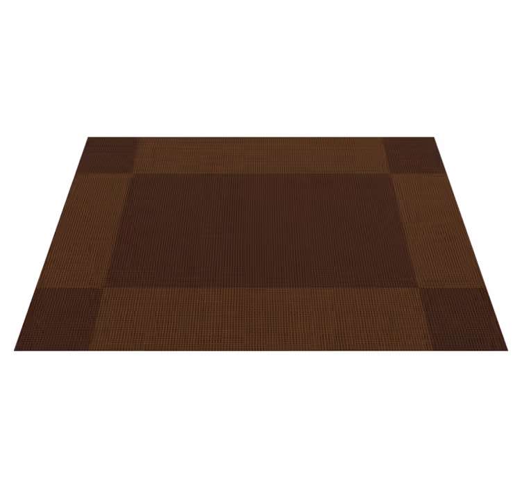 Textured placemats in rich brown texture - TenStickers