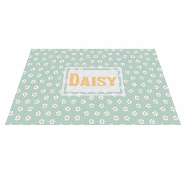 Kids daisy pattern floral placemats - TenStickers