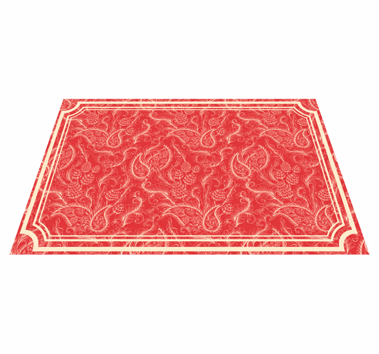 Textured placemats with floral inspired design - TenStickers