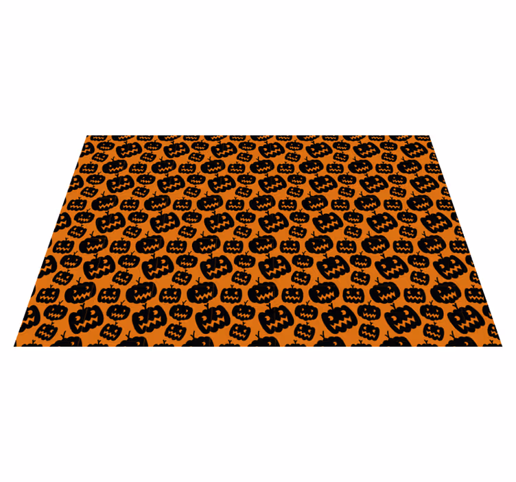 Black and orange placemat - TenStickers