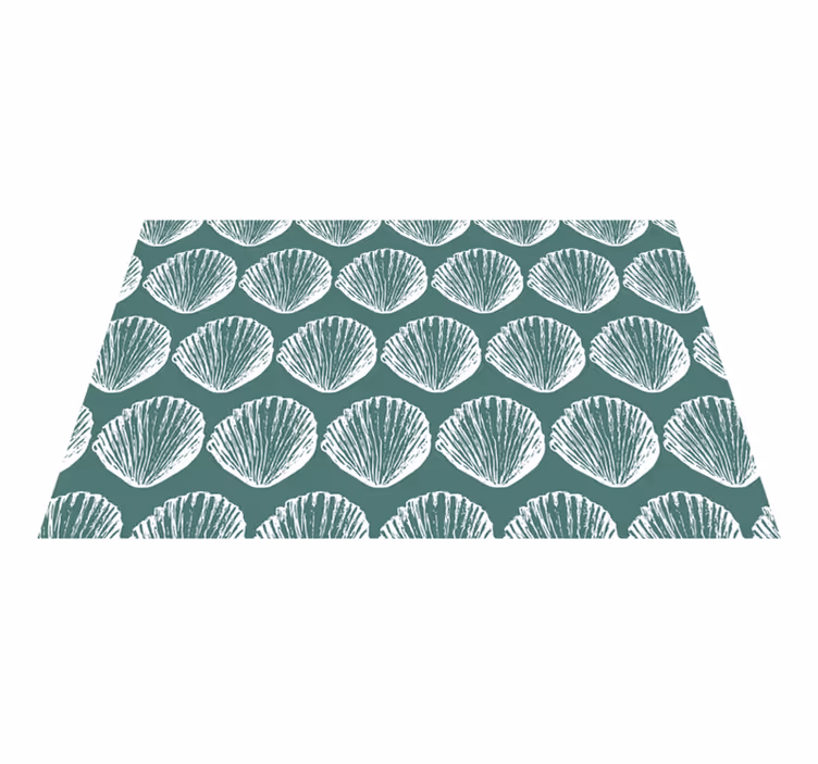 Textured placemats shell pattern design - TenStickers