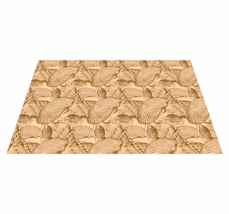 Textured placemats with shell texture surface - TenStickers