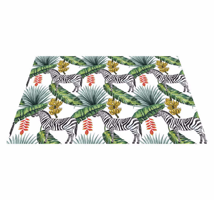 Nature Pattern zebra placemats - TenStickers