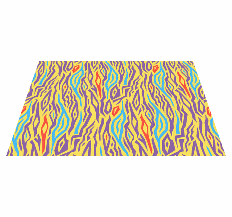 Textured placemats in colorful abstract design - TenStickers