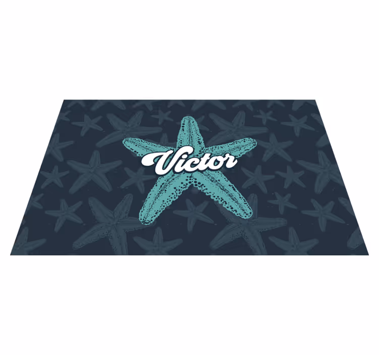 Personalised placemats starfish custom design - TenStickers