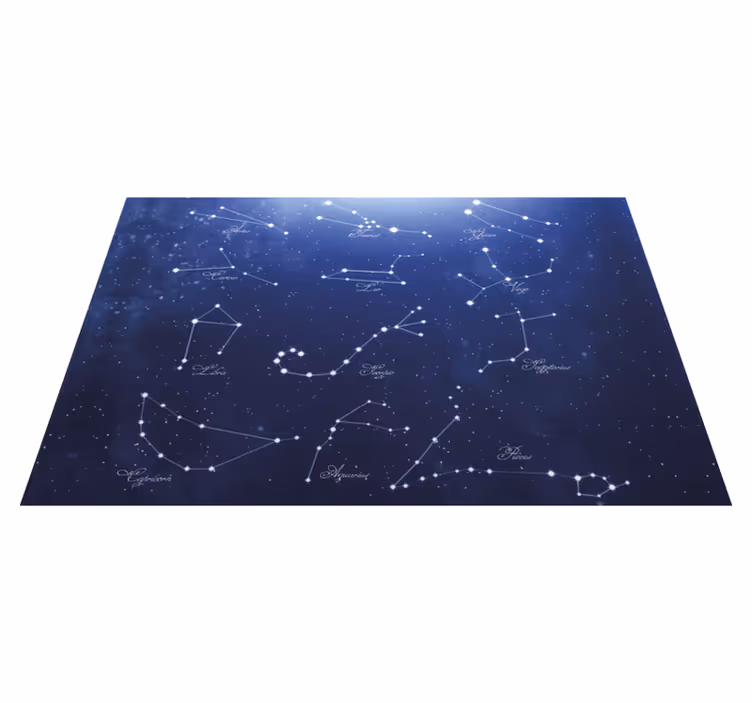 Quote placemats constellations star map - TenStickers