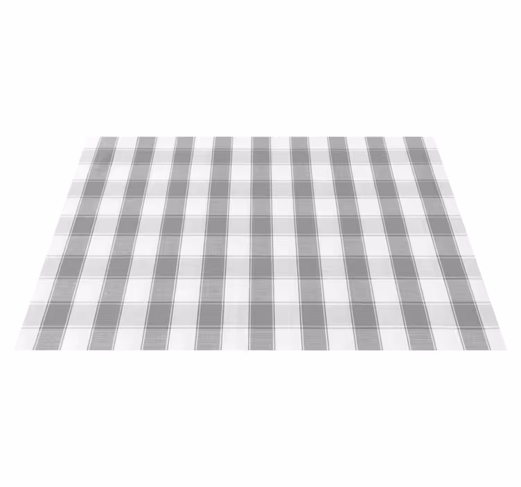 Textured placemats classic checkered design - TenStickers