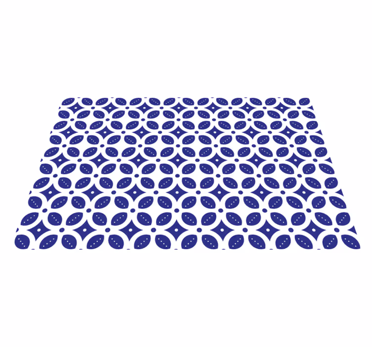 Geometric shapes tiles modern placemats - TenStickers