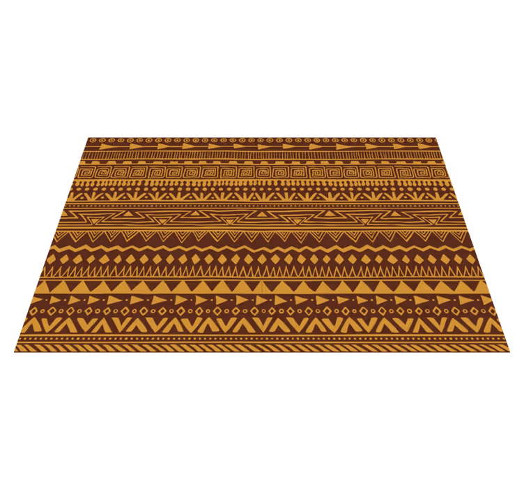 Textured placemats geometric tribal design - TenStickers