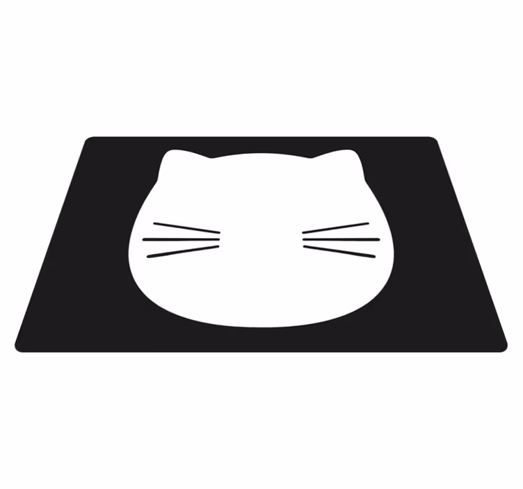 Original placemats cat face design - TenStickers