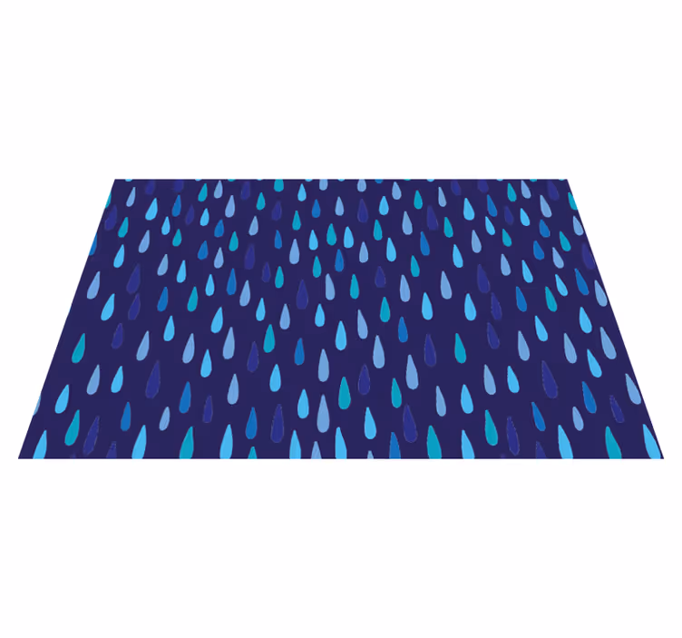 Textured placemats raindrop design - TenStickers