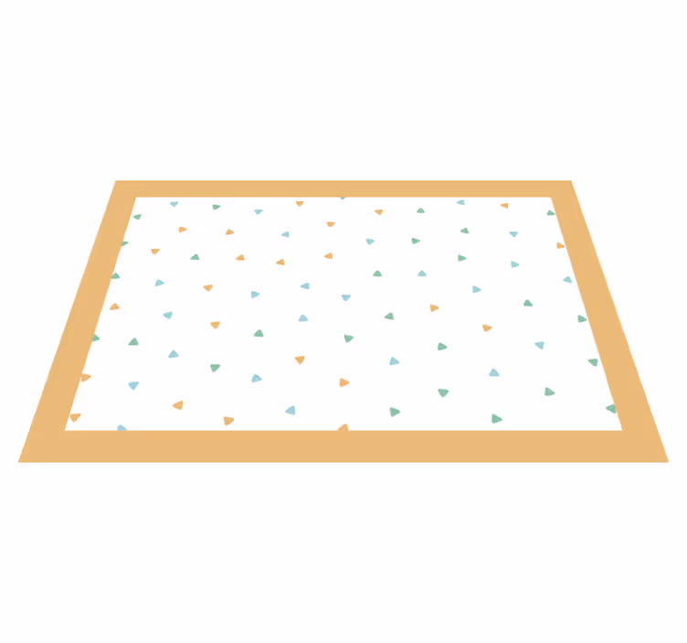 Personalised placemats with modern triangle design - TenStickers