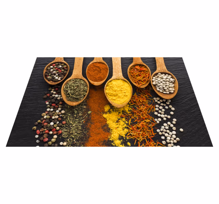 Original placemats waffle and spices - TenStickers
