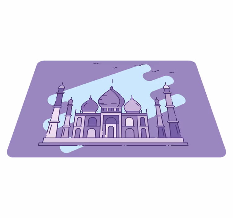Mughal era original placemats - TenStickers