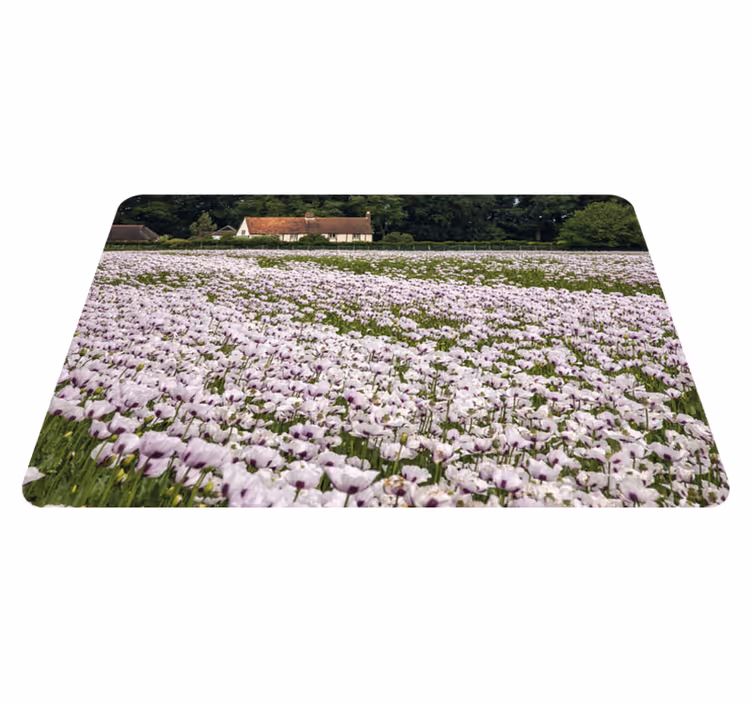 Original placemats lavender flower field - TenStickers