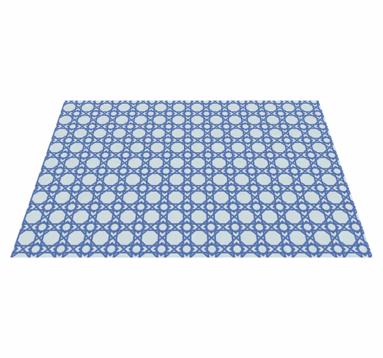 Textured placemats elegant blue design - TenStickers