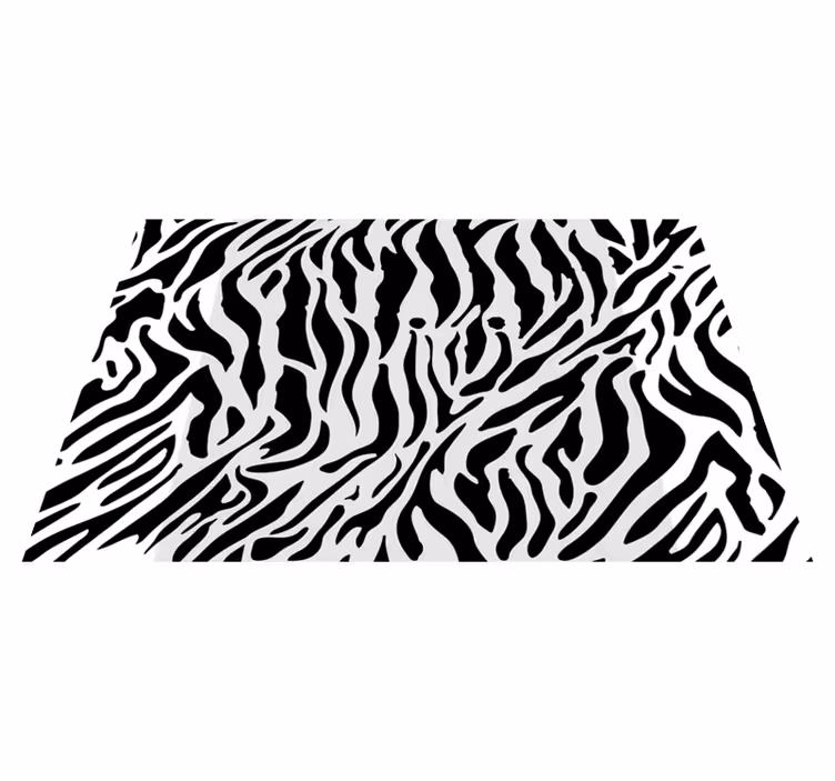 Black and white pattern home placemats - TenStickers