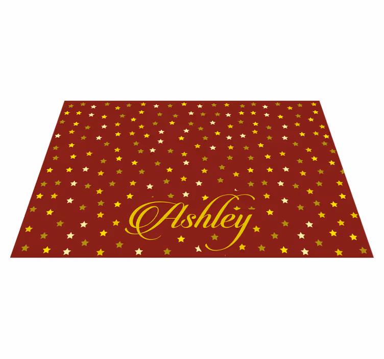 Personalised placemats starry personalized platter - TenStickers