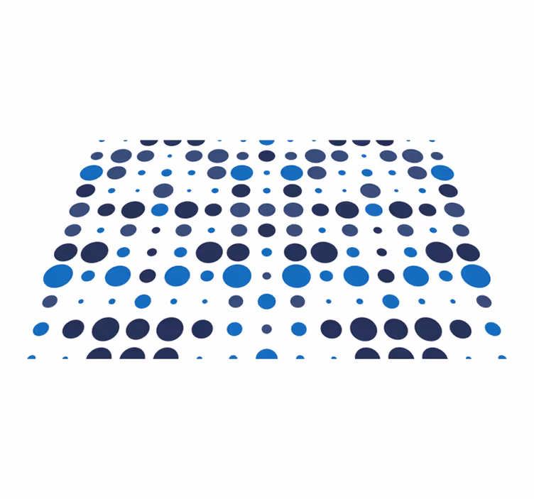 Textured placemats with circle pattern design - TenStickers