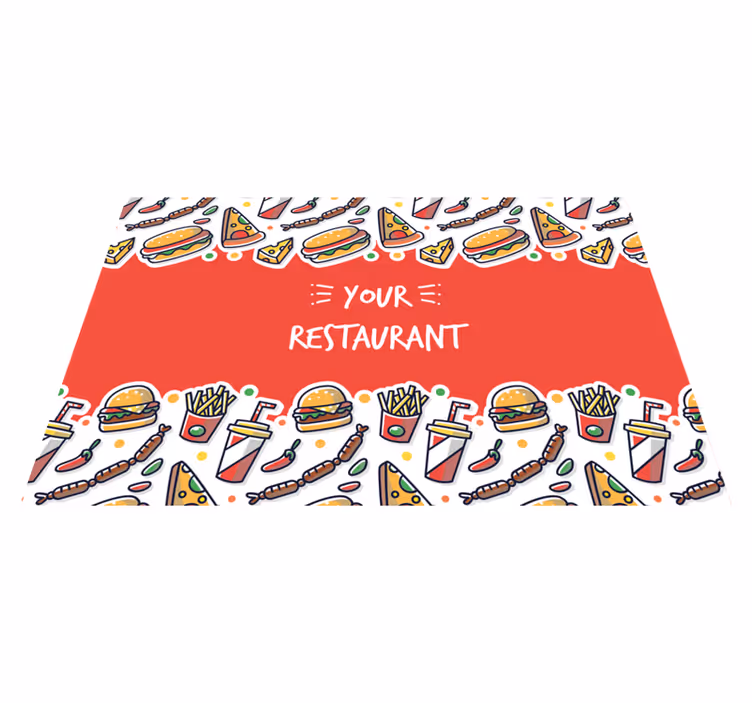 Original placemats featuring culinary art designs - TenStickers