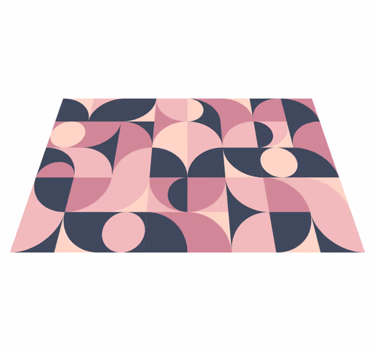 Modern placemats with curved geometric designs - TenStickers