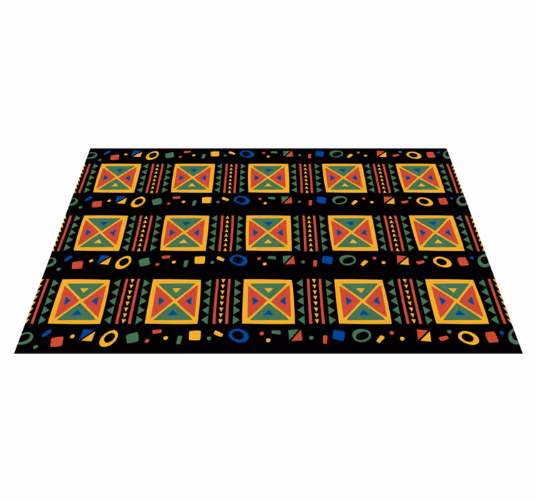 South Africa Coloured Pattern textured placemat - TenStickers