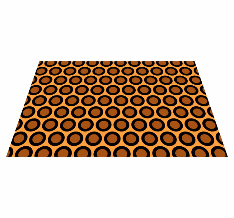 Modern placemats with circular pattern design - TenStickers