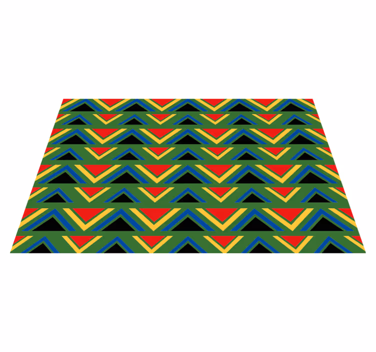 Original placemats in vibrant geometric design - TenStickers