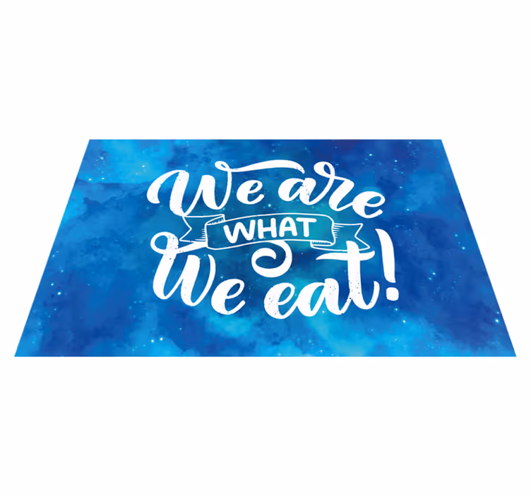 Quote placemats inspirational quote art - TenStickers