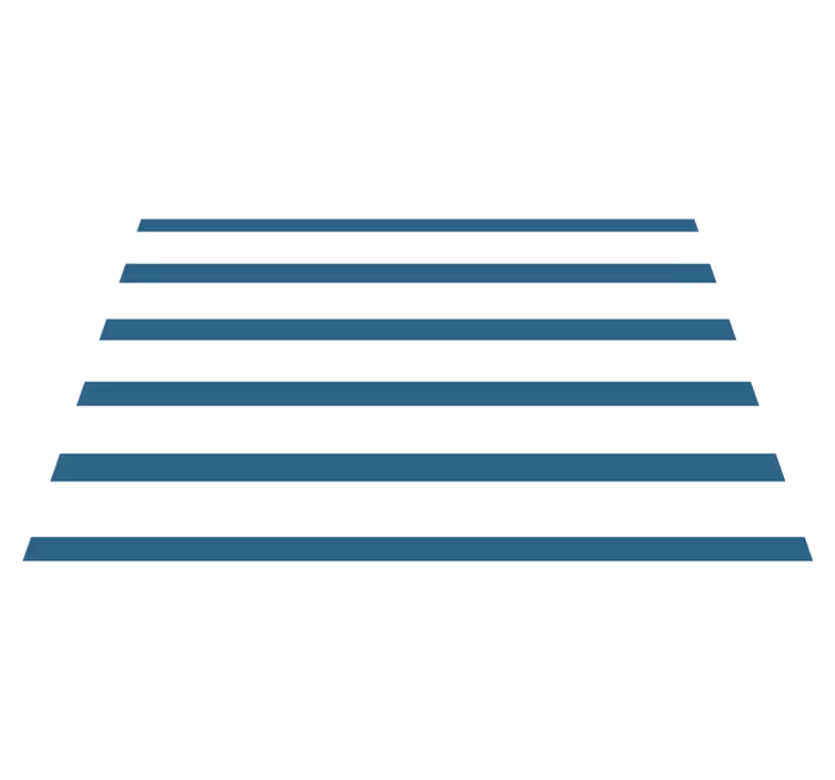 Modern placemats striped table surface - TenStickers