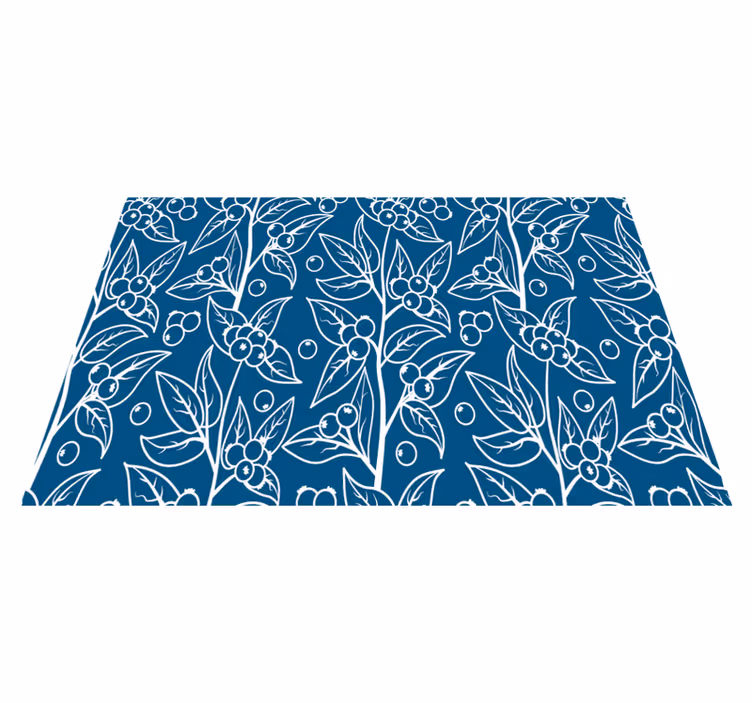 Delicate Floral Pattern textured placemats - TenStickers