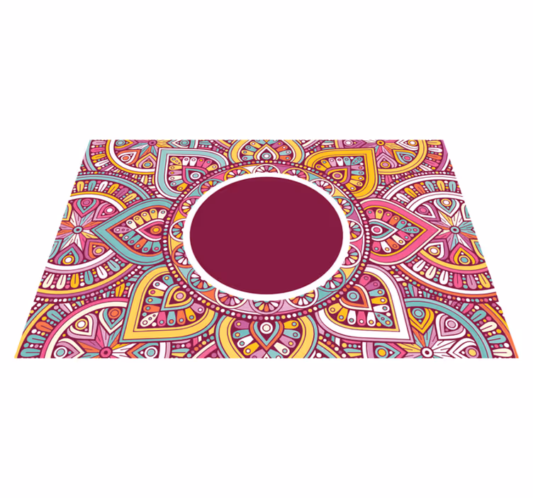 Original placemats colorful mandala design - TenStickers
