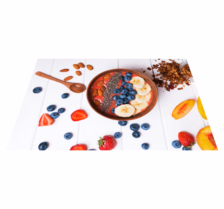 Original placemats bowl of fruit - TenStickers