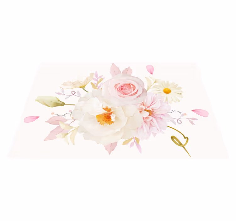 Original placemats floral arrangement joy - TenStickers